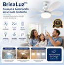 BrisaLuz™ – Ventilador LED silencioso con control remoto