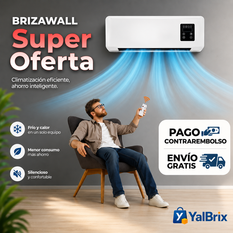 Climatizador portátil 2 en 1 - BrizaWall™