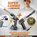 Hidrolavadora Portátil Recargable 2 Baterías 48V + Aspiradora Vacum 3 en 1 TurboJet™